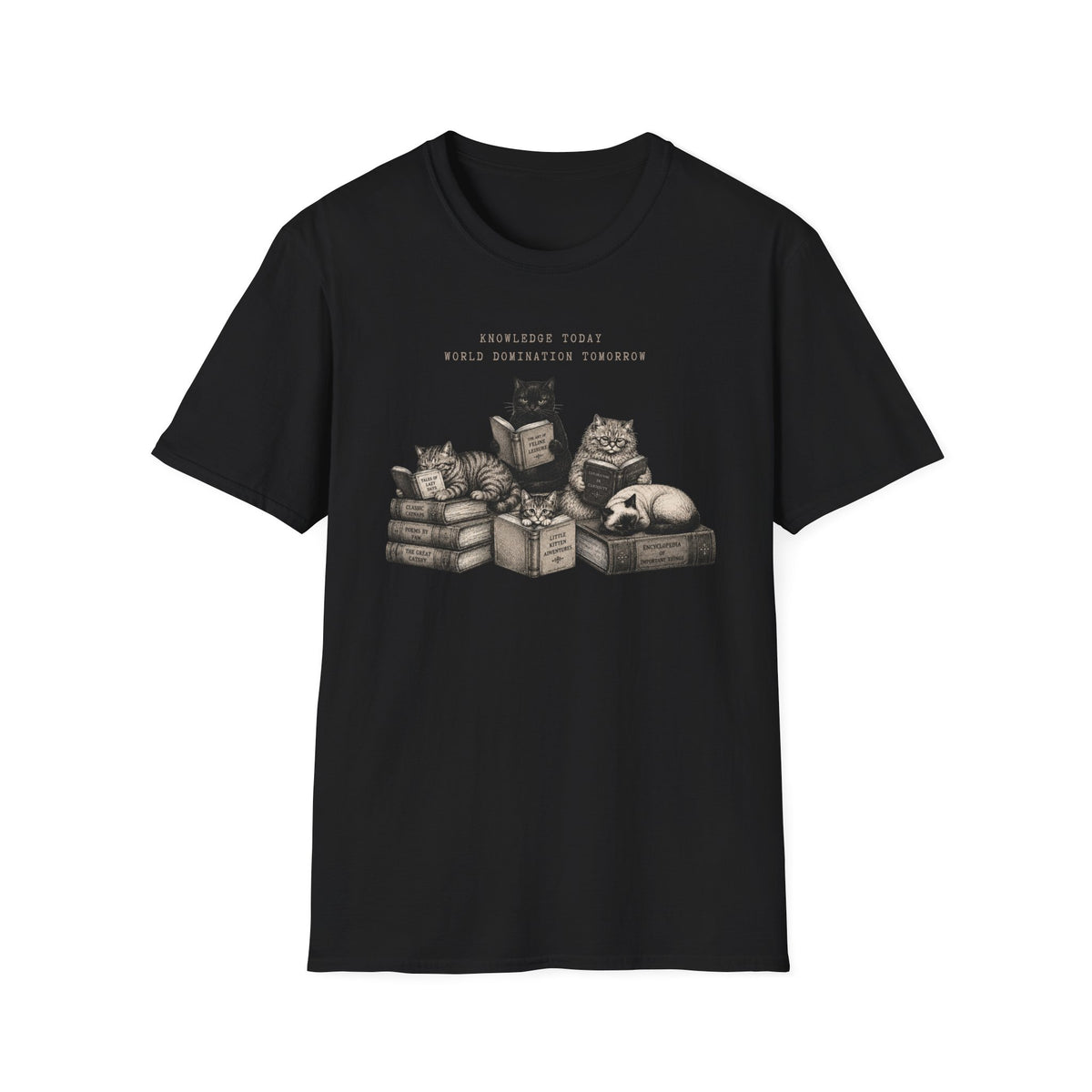 Knowledge Today , World Domination Tomorrow T-Shirt