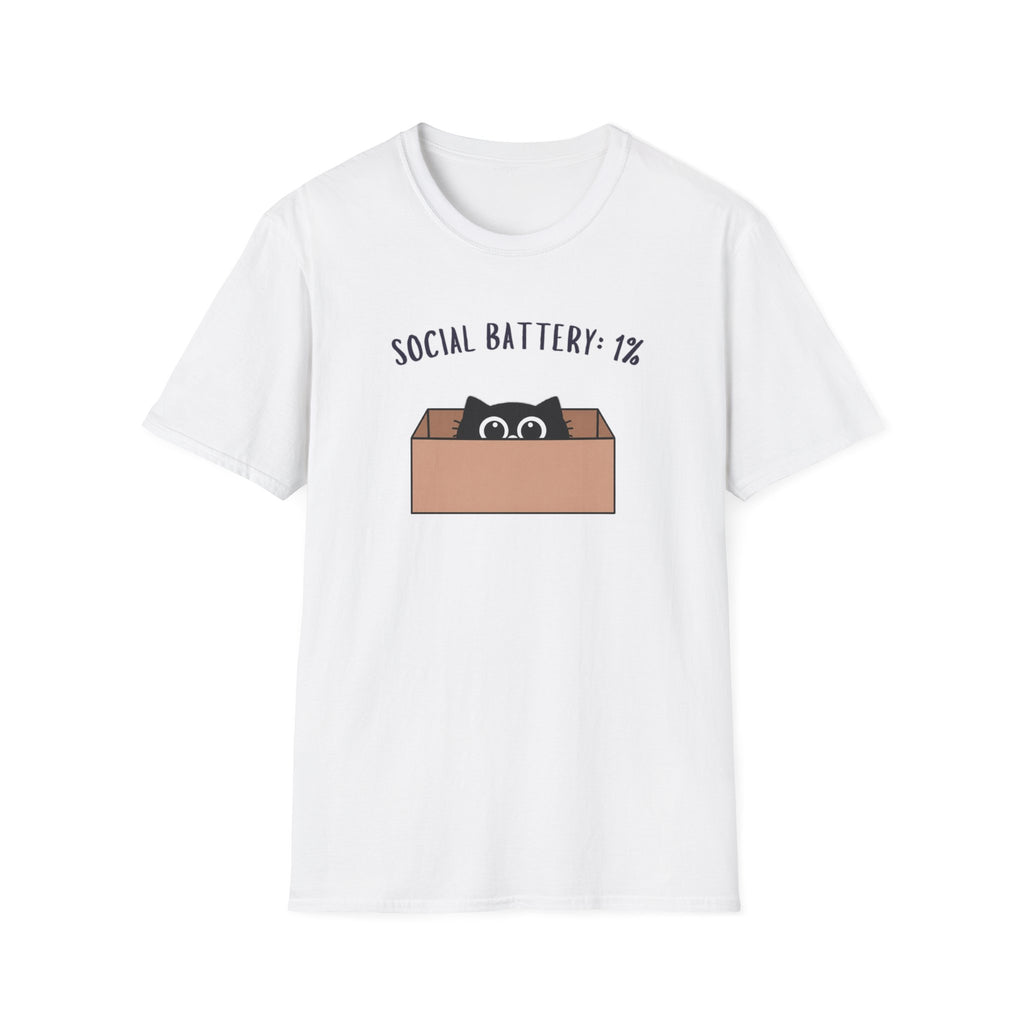 Social Battery: 1% T-Shirt