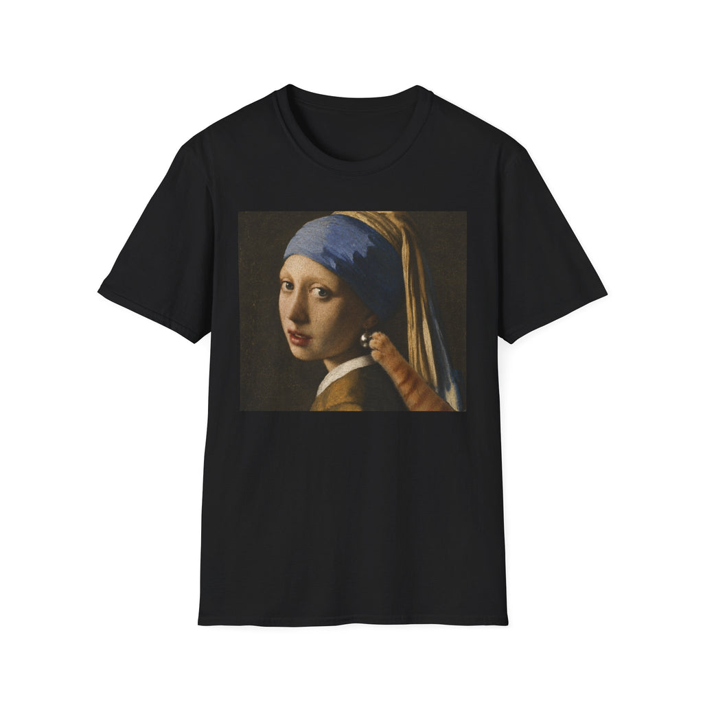 The Cat And The Pearl Earring T-Shirt