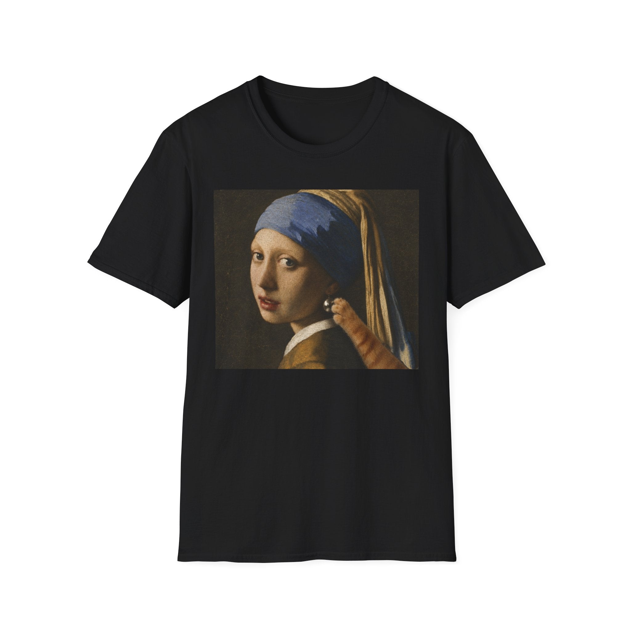 The Cat And The Pearl Earring T-Shirt