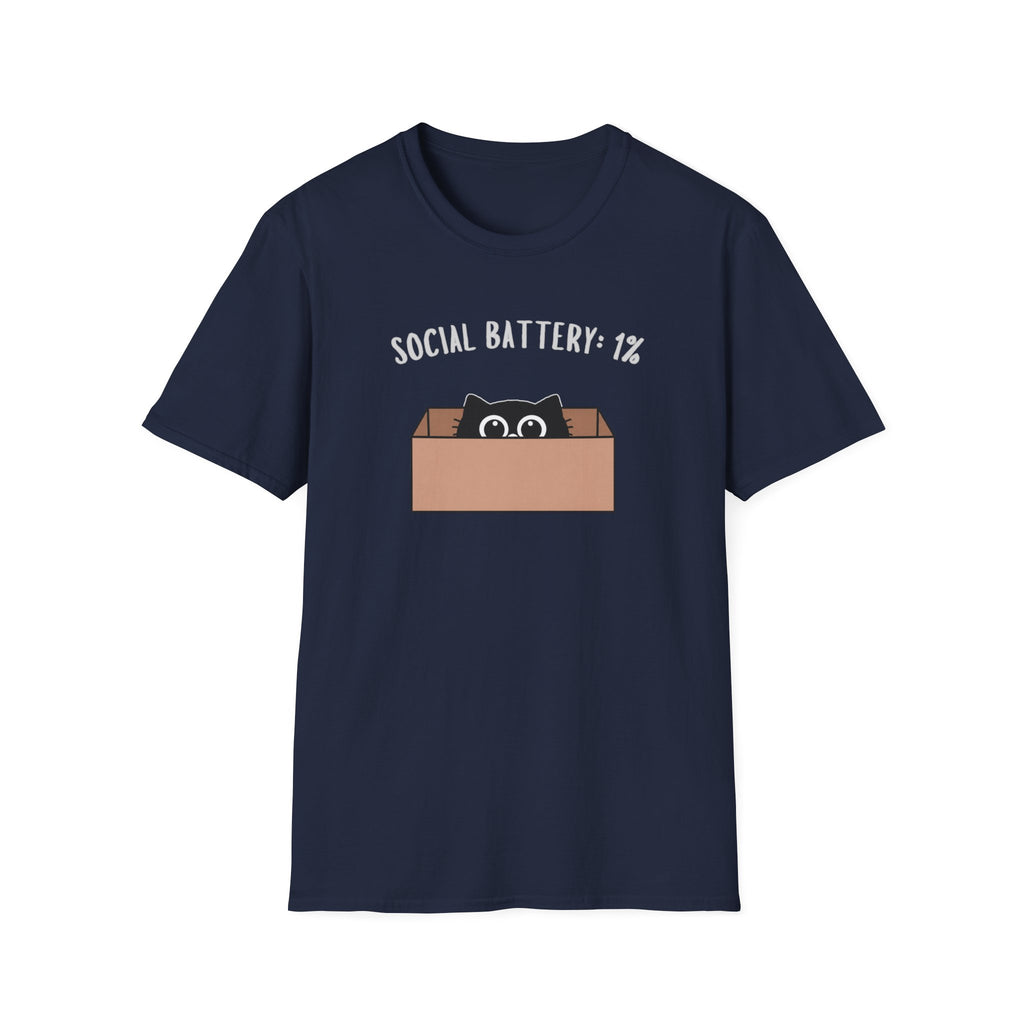 Social Battery: 1% T-Shirt
