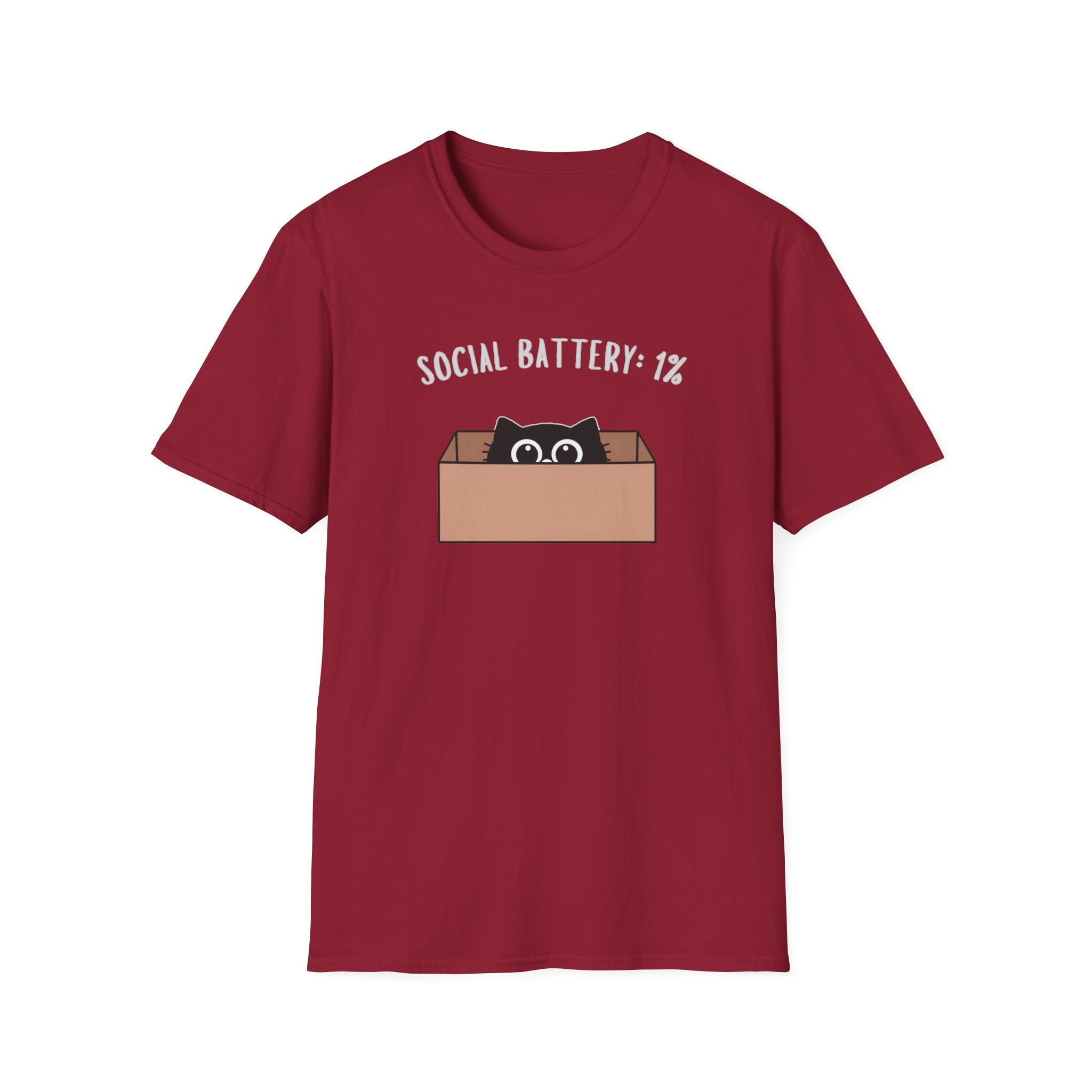 Social Battery: 1% T-Shirt