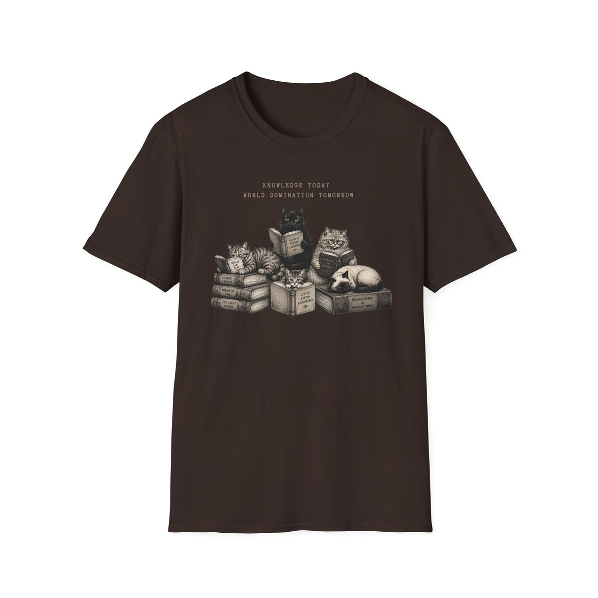 Knowledge Today , World Domination Tomorrow T-Shirt