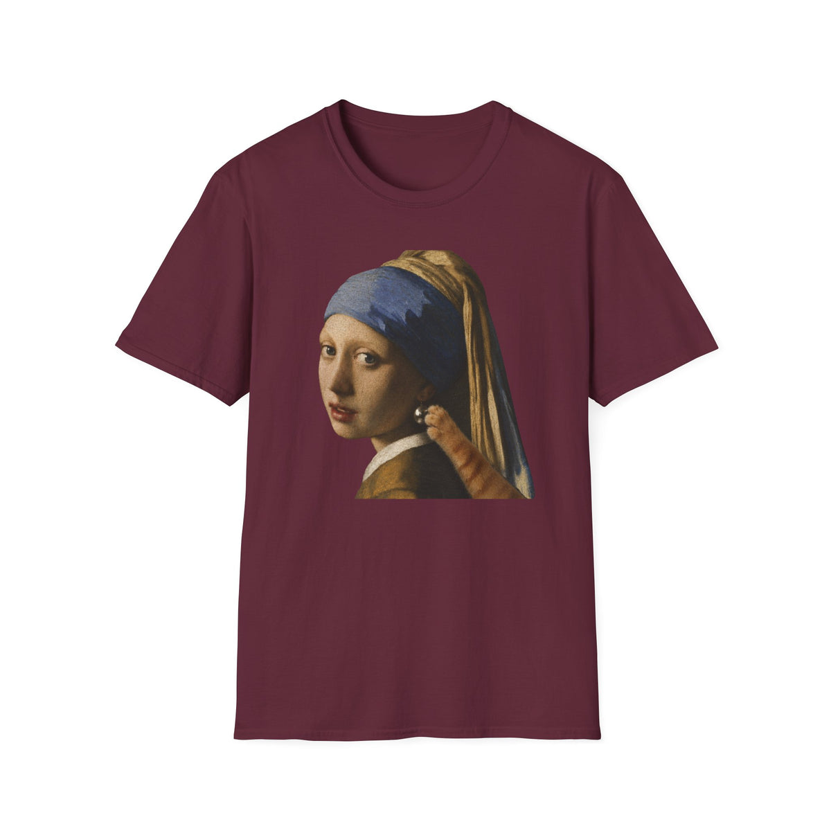The Cat And The Pearl Earring T-Shirt