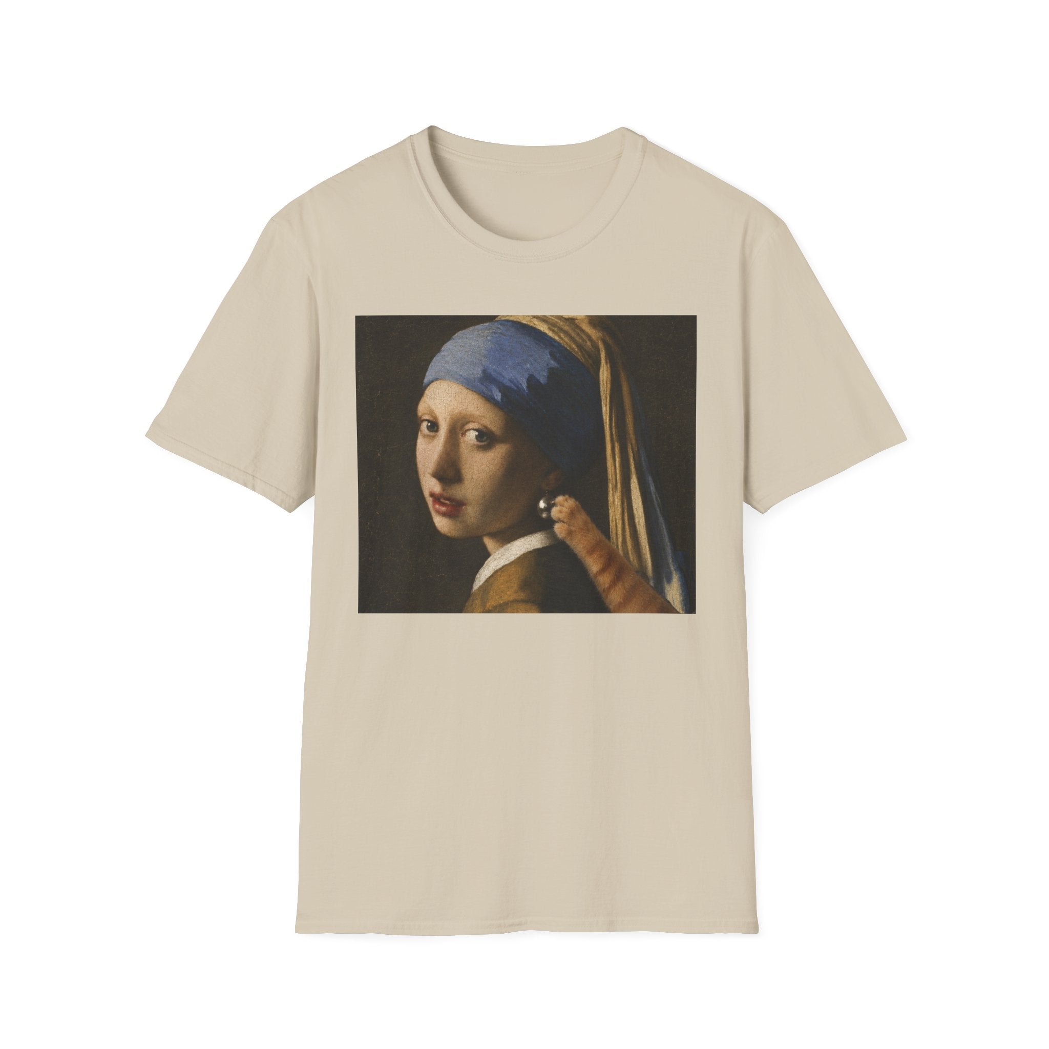 The Cat And The Pearl Earring T-Shirt