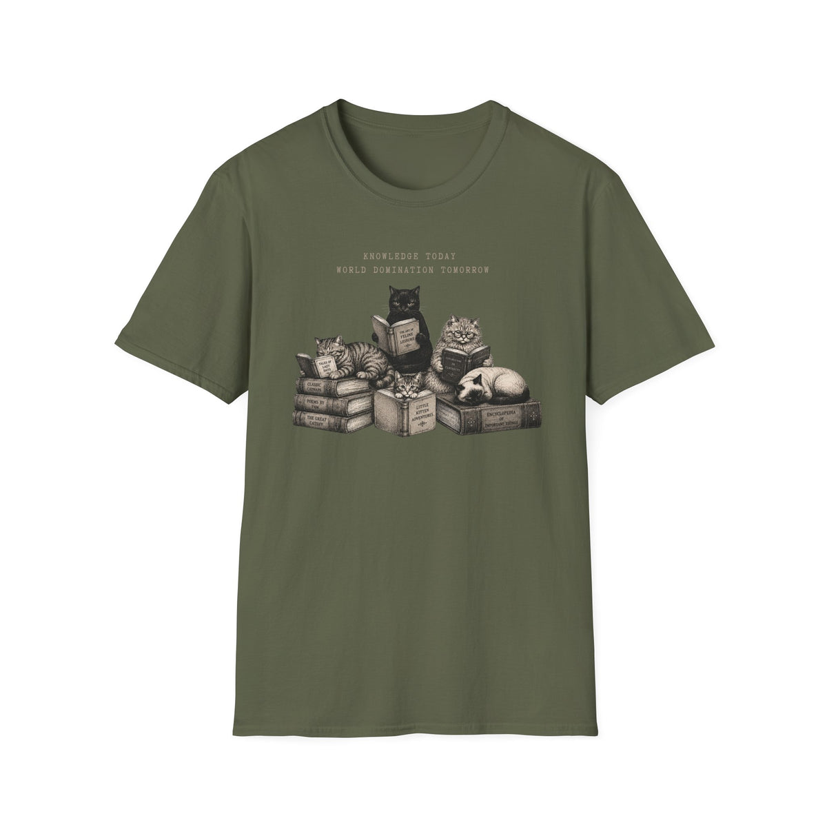 Knowledge Today , World Domination Tomorrow T-Shirt