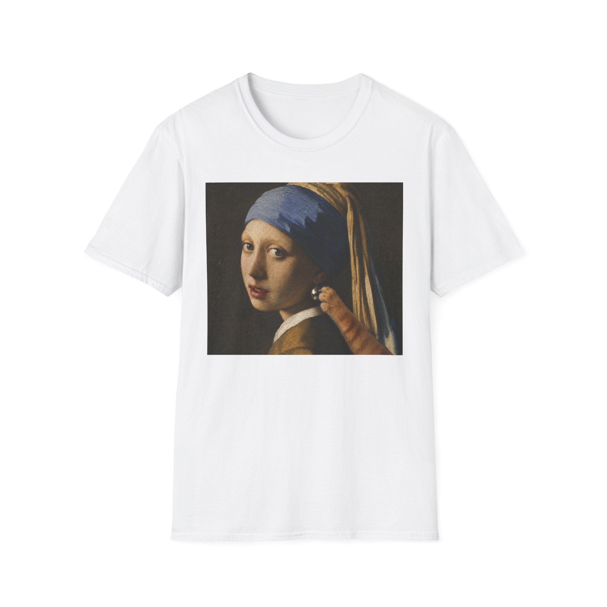 The Cat And The Pearl Earring T-Shirt