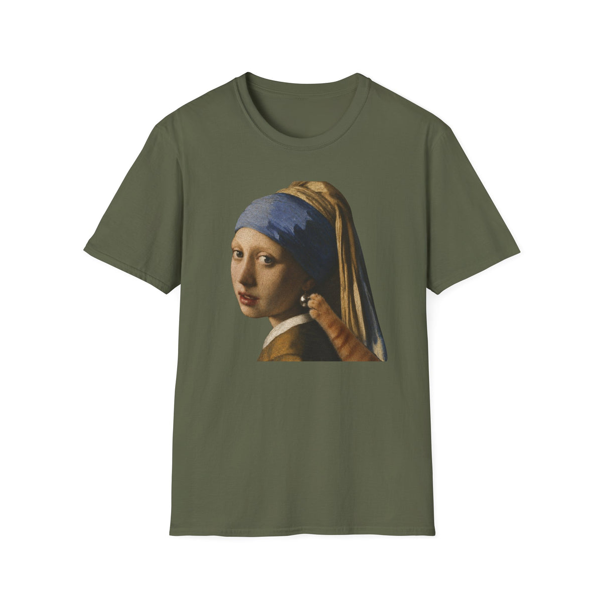 The Cat And The Pearl Earring T-Shirt