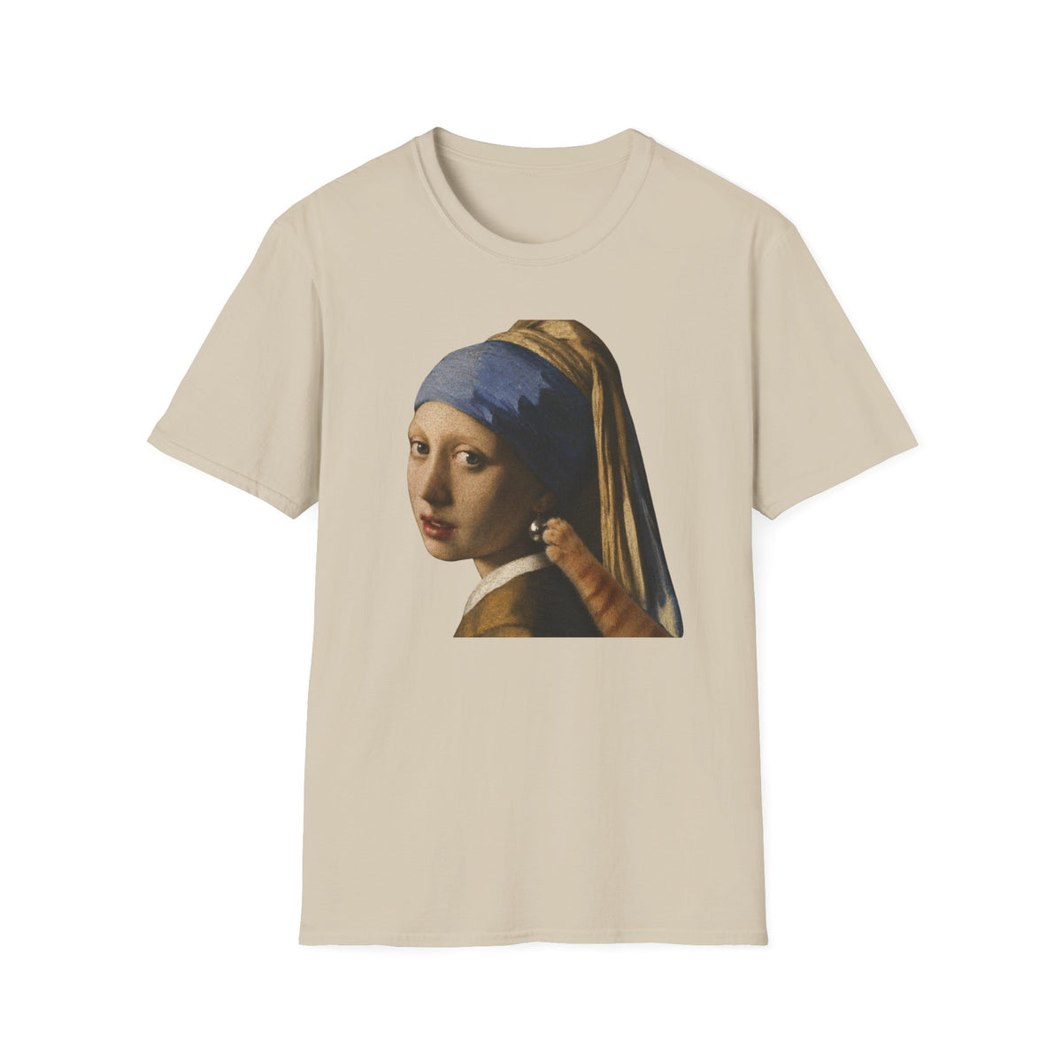 The Cat And The Pearl Earring T-Shirt