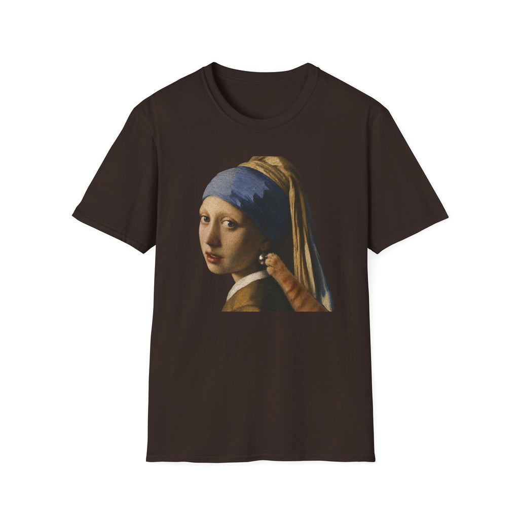 The Cat And The Pearl Earring T-Shirt
