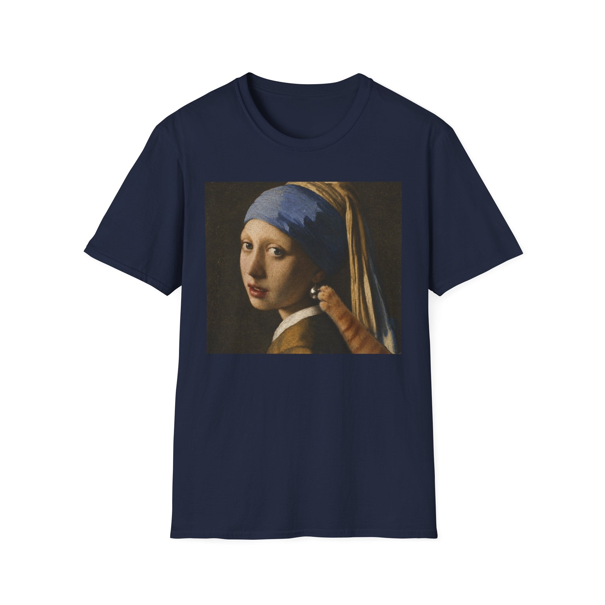 The Cat And The Pearl Earring T-Shirt