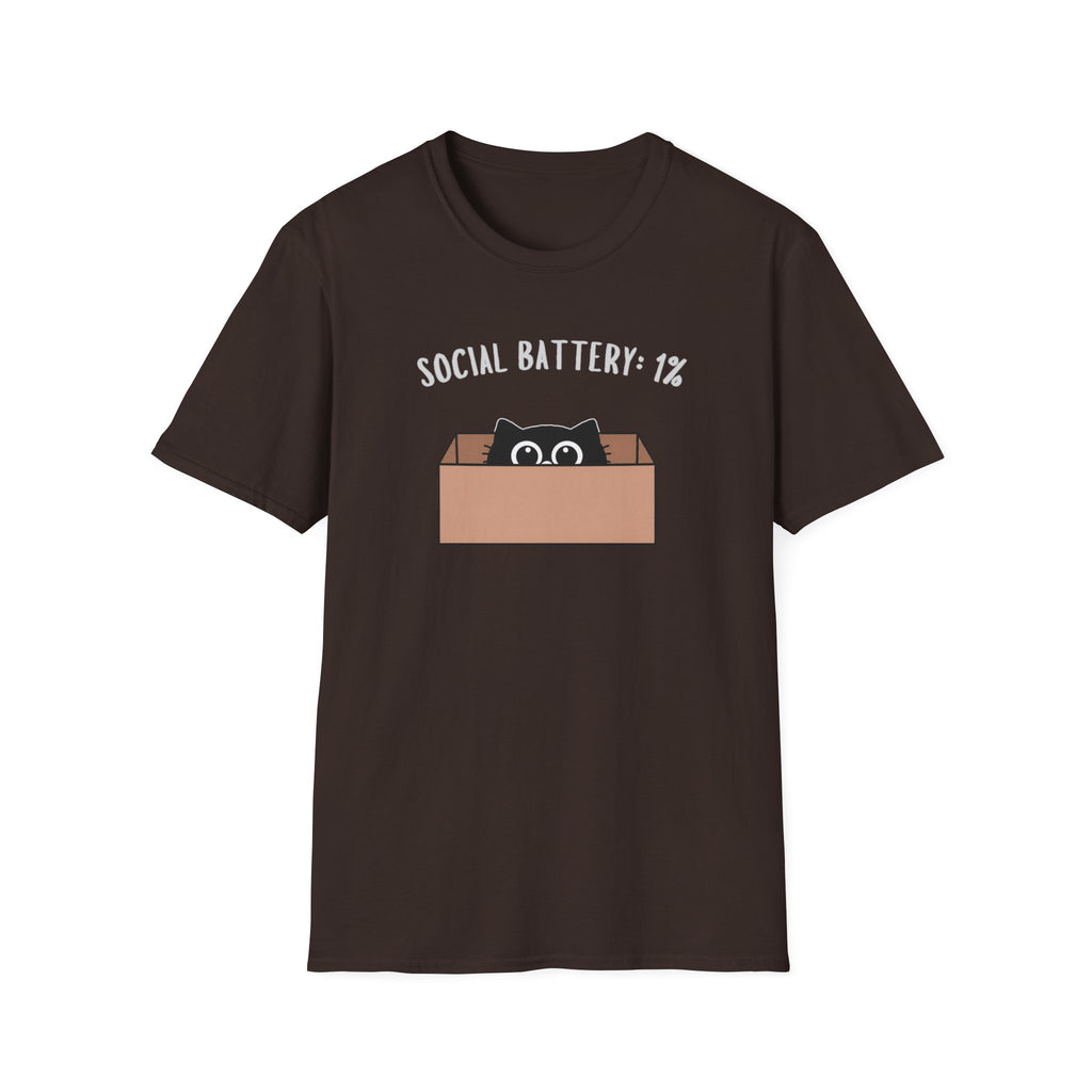Social Battery: 1% T-Shirt