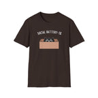Social Battery: 1% T-Shirt
