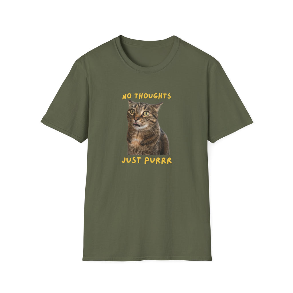 No Thoughts Just Purr T-Shirt