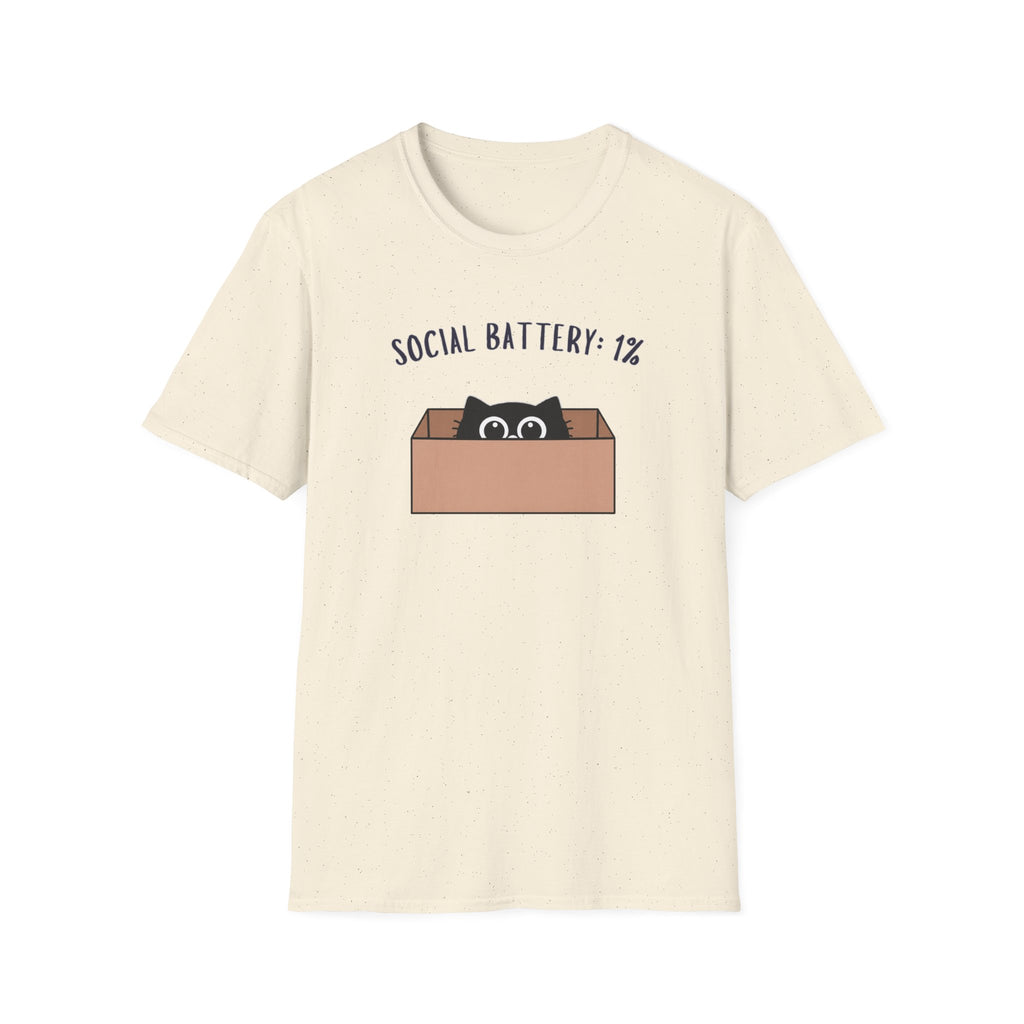 Social Battery: 1% T-Shirt