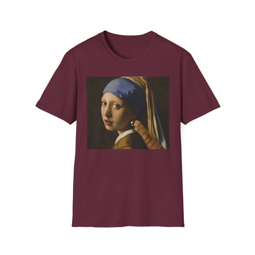 The Cat And The Pearl Earring T-Shirt