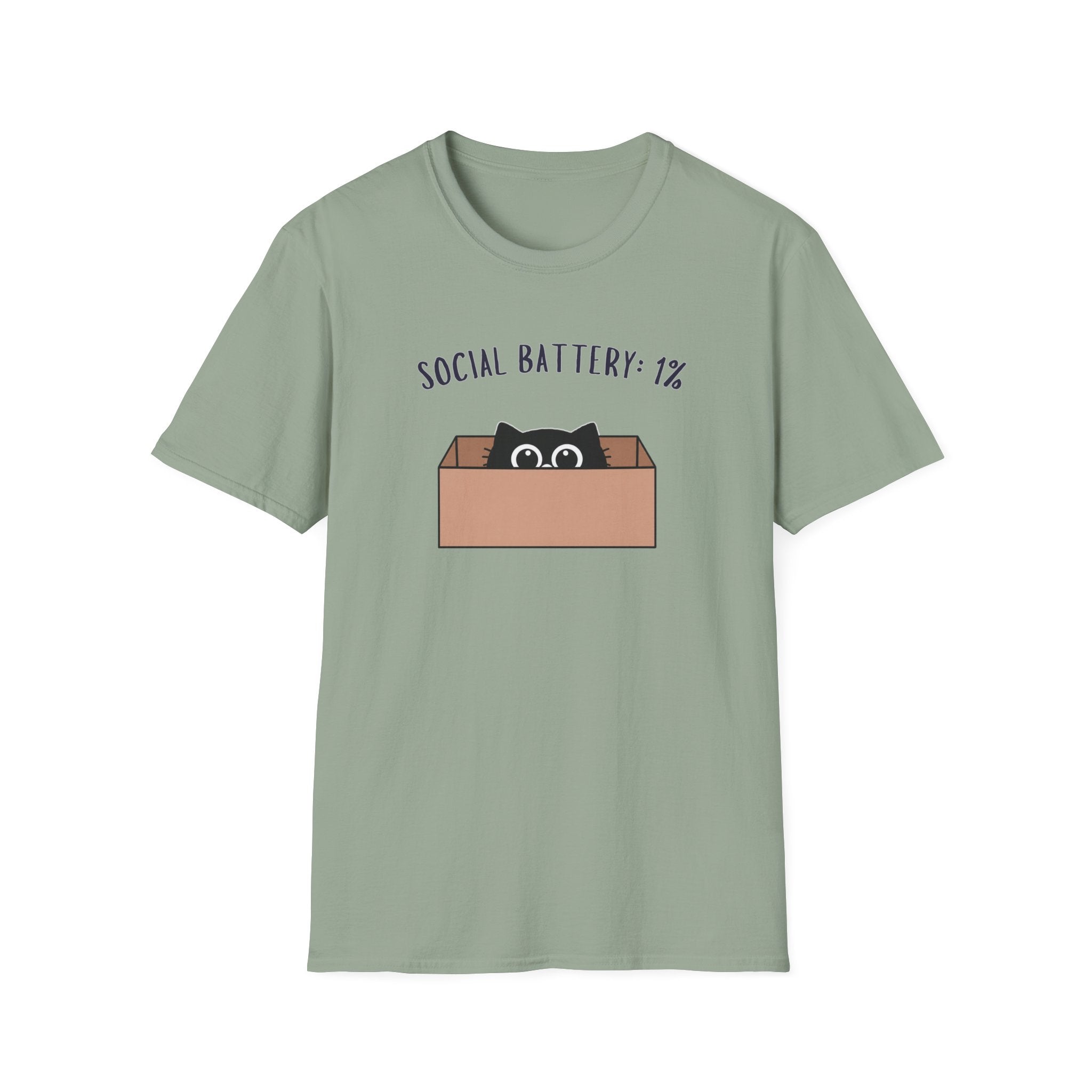 Social Battery: 1% T-Shirt