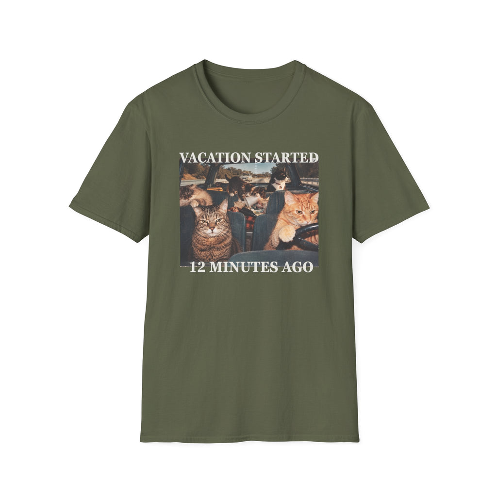 Vacation Started 12Mins Ago T-Shirt