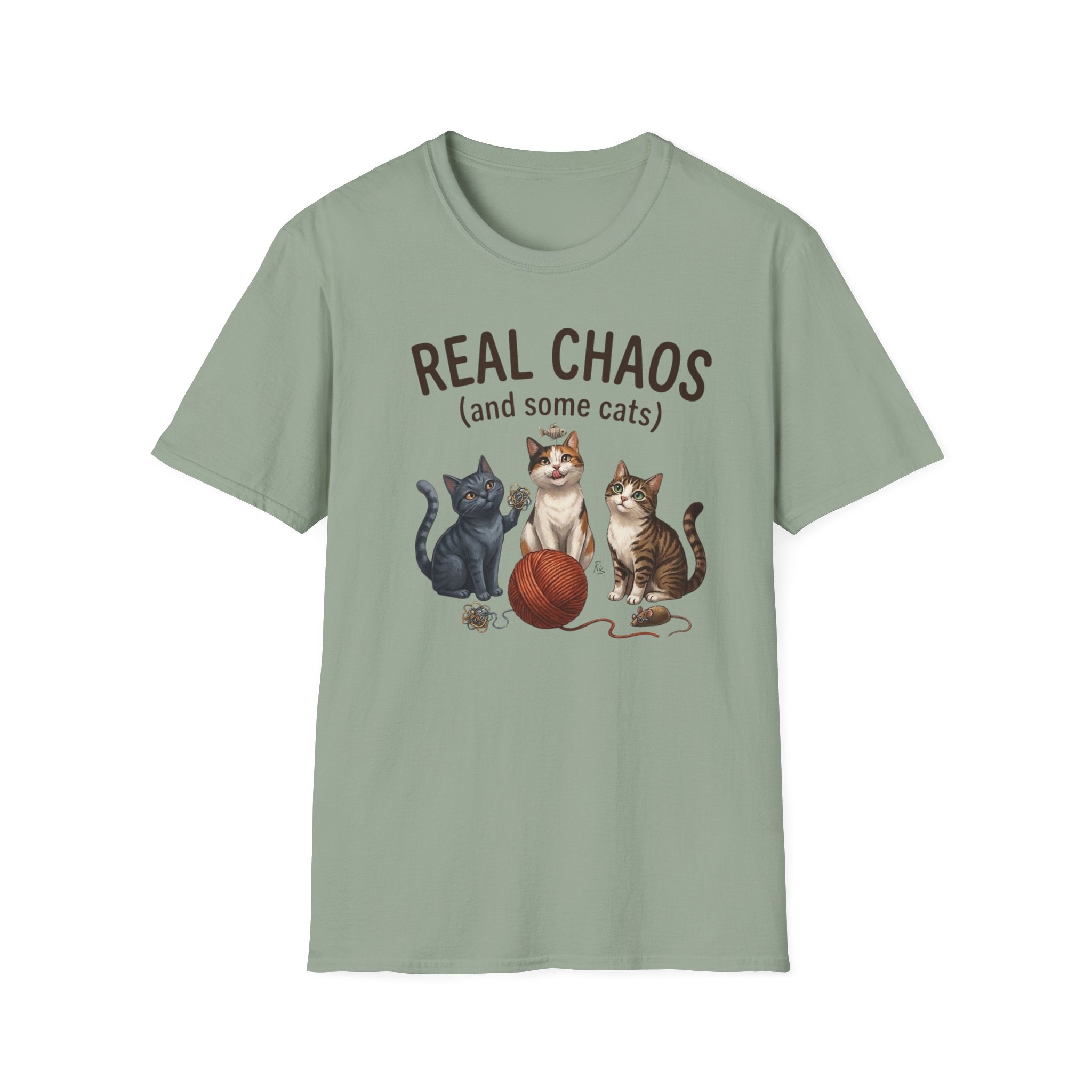 Real Chaos And Some Cats T-Shirt