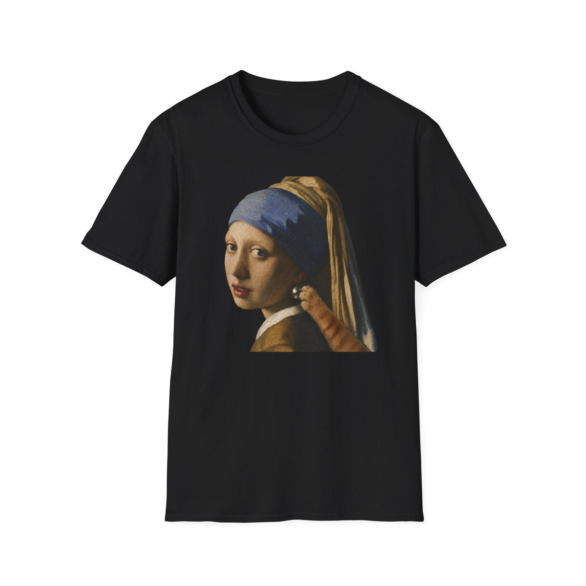 The Cat And The Pearl Earring T-Shirt