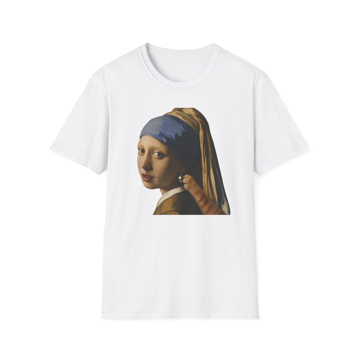 The Cat And The Pearl Earring T-Shirt