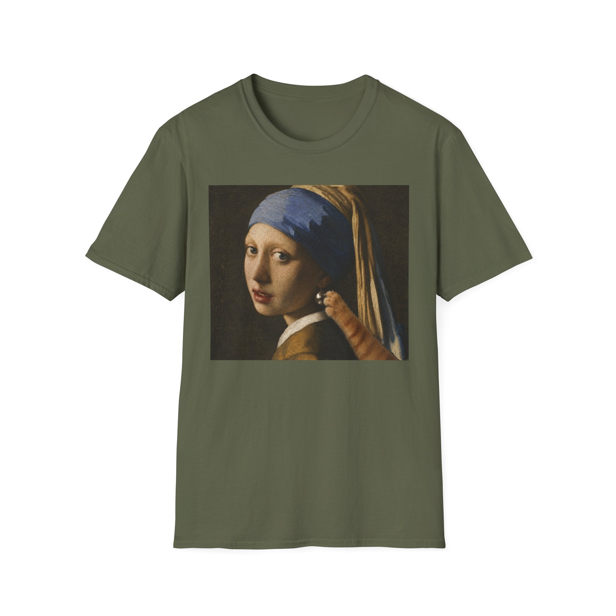The Cat And The Pearl Earring T-Shirt