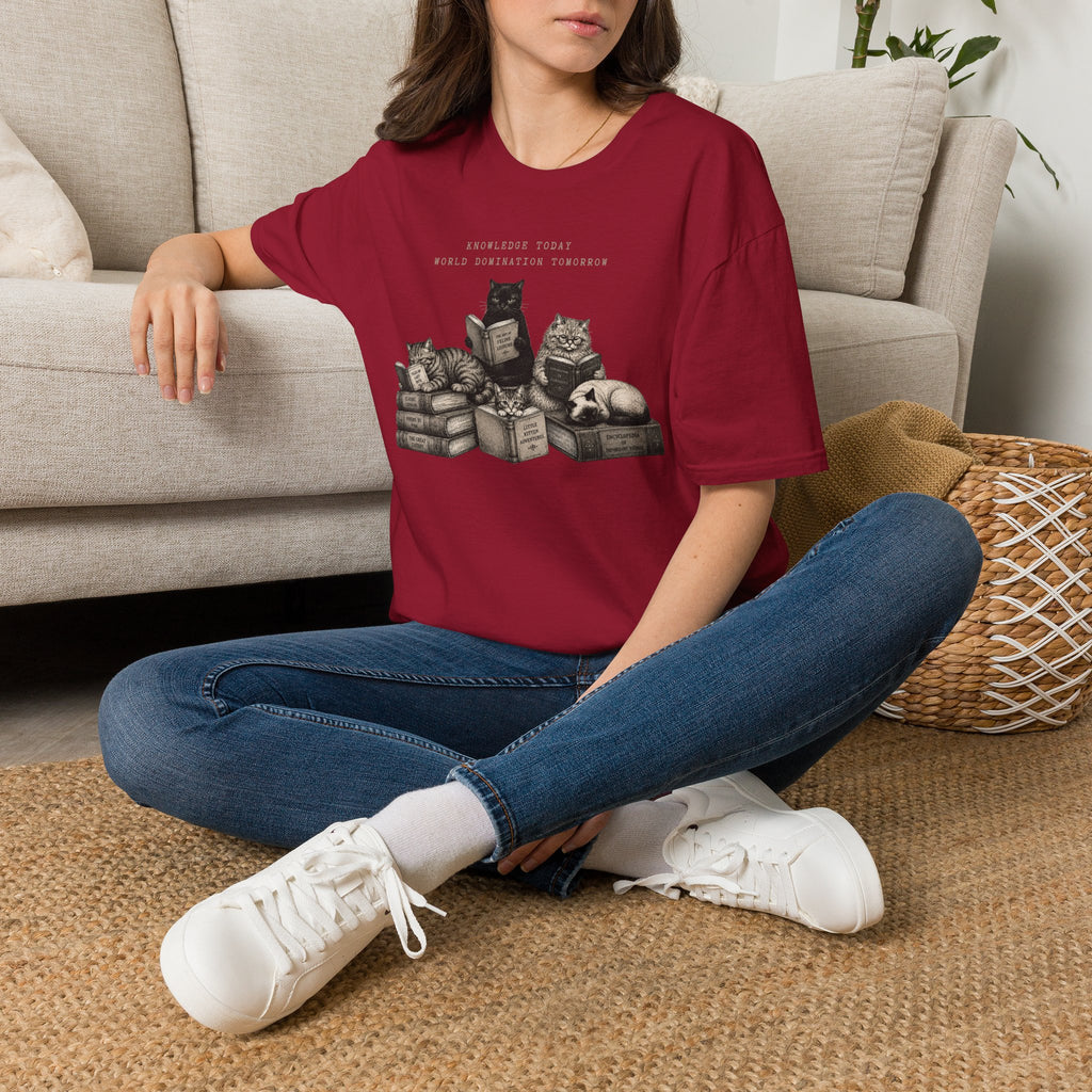 Knowledge Today , World Domination Tomorrow T-Shirt